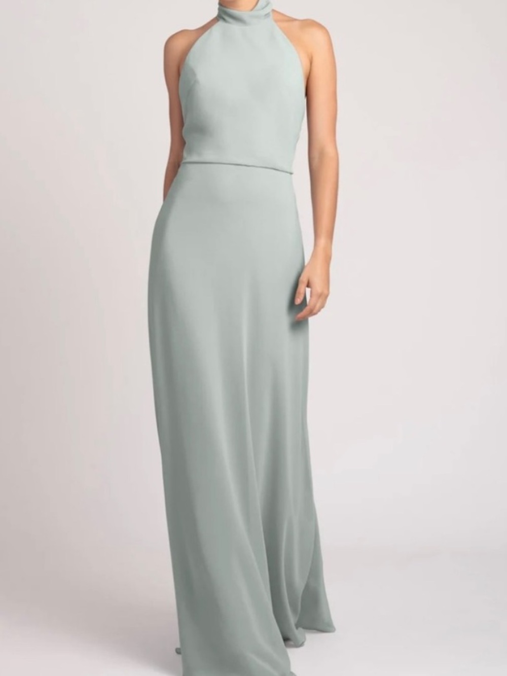 Jenny Yoo gown Brett - chiffon 
$280.00
Style: 12082
morning mist size 12
